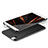 Silikon Hülle Handyhülle Ultra Dünn Schutzhülle Silikon mit Fingerring Ständer für Huawei Honor 7i shot X Schwarz