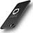 Silikon Hülle Handyhülle Ultra Dünn Schutzhülle Silikon mit Fingerring Ständer für Xiaomi Mi 3 Schwarz
