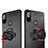 Silikon Hülle Handyhülle Ultra Dünn Schutzhülle Silikon mit Fingerring Ständer für Xiaomi Mi 8 Schwarz