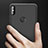 Silikon Hülle Handyhülle Ultra Dünn Schutzhülle Silikon mit Fingerring Ständer für Xiaomi Redmi Note 5 Pro Schwarz