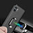 Silikon Hülle Handyhülle Ultra Dünn Schutzhülle Silikon mit Magnetisch Fingerring Ständer A02 für Nothing Phone 1 Schwarz