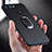 Silikon Hülle Handyhülle Ultra Dünn Schutzhülle Silikon mit Magnetisch Fingerring Ständer für Huawei Honor V20 Schwarz