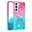 Silikon Hülle Handyhülle Ultra Dünn Schutzhülle Tasche Durchsichtig Farbverlauf Y05B für Samsung Galaxy S21 5G