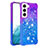 Silikon Hülle Handyhülle Ultra Dünn Schutzhülle Tasche Durchsichtig Farbverlauf Y05B für Samsung Galaxy S21 5G
