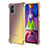 Silikon Hülle Handyhülle Ultra Dünn Schutzhülle Tasche Durchsichtig Transparent Farbverlauf für Samsung Galaxy M51 Braun