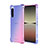 Silikon Hülle Handyhülle Ultra Dünn Schutzhülle Tasche Durchsichtig Transparent Farbverlauf für Sony Xperia 5 II Rosa