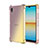 Silikon Hülle Handyhülle Ultra Dünn Schutzhülle Tasche Durchsichtig Transparent Farbverlauf für Sony Xperia Ace III Gold