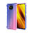 Silikon Hülle Handyhülle Ultra Dünn Schutzhülle Tasche Durchsichtig Transparent Farbverlauf für Xiaomi Poco X3 Pro Blau