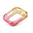 Silikon Hülle Handyhülle Ultra Dünn Schutzhülle Tasche Durchsichtig Transparent Farbverlauf G01 für Apple iWatch 5 40mm Rosa