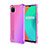 Silikon Hülle Handyhülle Ultra Dünn Schutzhülle Tasche Durchsichtig Transparent Farbverlauf G01 für Realme C11