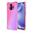 Silikon Hülle Handyhülle Ultra Dünn Schutzhülle Tasche Durchsichtig Transparent Farbverlauf G01 für Xiaomi Poco X2 Rosa