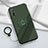 Silikon Hülle Handyhülle Ultra Dünn Schutzhülle Tasche Flexible mit Magnetisch Fingerring Ständer A01 für Huawei Enjoy 10S