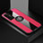 Silikon Hülle Handyhülle Ultra Dünn Schutzhülle Tasche Flexible mit Magnetisch Fingerring Ständer A01 für Huawei Honor 30 Pink