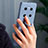 Silikon Hülle Handyhülle Ultra Dünn Schutzhülle Tasche Flexible mit Magnetisch Fingerring Ständer A01 für Huawei Mate 40E 4G