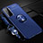 Silikon Hülle Handyhülle Ultra Dünn Schutzhülle Tasche Flexible mit Magnetisch Fingerring Ständer A01 für Samsung Galaxy S22 5G