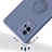 Silikon Hülle Handyhülle Ultra Dünn Schutzhülle Tasche Flexible mit Magnetisch Fingerring Ständer A04 für Vivo iQOO 8 5G
