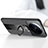 Silikon Hülle Handyhülle Ultra Dünn Schutzhülle Tasche Flexible mit Magnetisch Fingerring Ständer A04 für Xiaomi Mi 12S Ultra 5G
