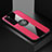 Silikon Hülle Handyhülle Ultra Dünn Schutzhülle Tasche Flexible mit Magnetisch Fingerring Ständer für Huawei Nova 7 5G Pink
