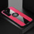 Silikon Hülle Handyhülle Ultra Dünn Schutzhülle Tasche Flexible mit Magnetisch Fingerring Ständer für Huawei P40 Lite 5G Pink