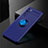 Silikon Hülle Handyhülle Ultra Dünn Schutzhülle Tasche Flexible mit Magnetisch Fingerring Ständer für OnePlus Nord Blau