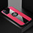 Silikon Hülle Handyhülle Ultra Dünn Schutzhülle Tasche Flexible mit Magnetisch Fingerring Ständer für Oppo A52 Pink