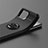 Silikon Hülle Handyhülle Ultra Dünn Schutzhülle Tasche Flexible mit Magnetisch Fingerring Ständer für Oppo F17