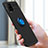 Silikon Hülle Handyhülle Ultra Dünn Schutzhülle Tasche Flexible mit Magnetisch Fingerring Ständer für Samsung Galaxy A42 5G