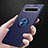 Silikon Hülle Handyhülle Ultra Dünn Schutzhülle Tasche Flexible mit Magnetisch Fingerring Ständer für Samsung Galaxy S10 5G SM-G977B