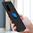 Silikon Hülle Handyhülle Ultra Dünn Schutzhülle Tasche Flexible mit Magnetisch Fingerring Ständer für Vivo Y70 (2020)