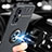 Silikon Hülle Handyhülle Ultra Dünn Schutzhülle Tasche Flexible mit Magnetisch Fingerring Ständer JM1 für Oppo F21 Pro 5G