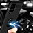Silikon Hülle Handyhülle Ultra Dünn Schutzhülle Tasche Flexible mit Magnetisch Fingerring Ständer JM1 für Samsung Galaxy A42 5G