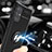 Silikon Hülle Handyhülle Ultra Dünn Schutzhülle Tasche Flexible mit Magnetisch Fingerring Ständer JM1 für Samsung Galaxy A71 5G