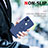 Silikon Hülle Handyhülle Ultra Dünn Schutzhülle Tasche Flexible mit Magnetisch Fingerring Ständer QW1 für Xiaomi Redmi A2 Plus
