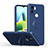 Silikon Hülle Handyhülle Ultra Dünn Schutzhülle Tasche Flexible mit Magnetisch Fingerring Ständer QW1 für Xiaomi Redmi A2 Plus Blau