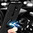Silikon Hülle Handyhülle Ultra Dünn Schutzhülle Tasche Flexible mit Magnetisch Fingerring Ständer SD2 für Xiaomi Redmi 9