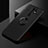 Silikon Hülle Handyhülle Ultra Dünn Schutzhülle Tasche Flexible mit Magnetisch Fingerring Ständer SD2 für Xiaomi Redmi 9 Schwarz