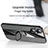 Silikon Hülle Handyhülle Ultra Dünn Schutzhülle Tasche Flexible mit Magnetisch Fingerring Ständer X01L für Oppo Reno7 Lite 5G