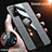 Silikon Hülle Handyhülle Ultra Dünn Schutzhülle Tasche Flexible mit Magnetisch Fingerring Ständer X01L für Samsung Galaxy A51 4G
