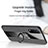Silikon Hülle Handyhülle Ultra Dünn Schutzhülle Tasche Flexible mit Magnetisch Fingerring Ständer X01L für Vivo Y20