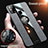 Silikon Hülle Handyhülle Ultra Dünn Schutzhülle Tasche Flexible mit Magnetisch Fingerring Ständer X02L für Samsung Galaxy M21s