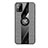 Silikon Hülle Handyhülle Ultra Dünn Schutzhülle Tasche Flexible mit Magnetisch Fingerring Ständer X02L für Samsung Galaxy M21s Grau