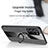 Silikon Hülle Handyhülle Ultra Dünn Schutzhülle Tasche Flexible mit Magnetisch Fingerring Ständer X02L für Samsung Galaxy Note 20 5G