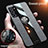 Silikon Hülle Handyhülle Ultra Dünn Schutzhülle Tasche Flexible mit Magnetisch Fingerring Ständer X02L für Samsung Galaxy Note 20 5G