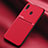 Silikon Hülle Handyhülle Ultra Dünn Schutzhülle Tasche Flexible mit Magnetisch für Samsung Galaxy A30 Rot