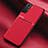 Silikon Hülle Handyhülle Ultra Dünn Schutzhülle Tasche Flexible mit Magnetisch für Samsung Galaxy S21 5G Rot