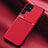Silikon Hülle Handyhülle Ultra Dünn Schutzhülle Tasche Flexible mit Magnetisch für Samsung Galaxy S22 Ultra 5G Rot