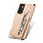 Silikon Hülle Handyhülle Ultra Dünn Schutzhülle Tasche Flexible mit Magnetisch S01D für Samsung Galaxy M13 4G Gold
