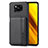 Silikon Hülle Handyhülle Ultra Dünn Schutzhülle Tasche Flexible mit Magnetisch S01D für Xiaomi Poco X3 Pro