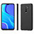 Silikon Hülle Handyhülle Ultra Dünn Schutzhülle Tasche Flexible mit Magnetisch S01D für Xiaomi Redmi 9 Prime India Schwarz