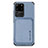 Silikon Hülle Handyhülle Ultra Dünn Schutzhülle Tasche Flexible mit Magnetisch S02D für Samsung Galaxy S20 Ultra